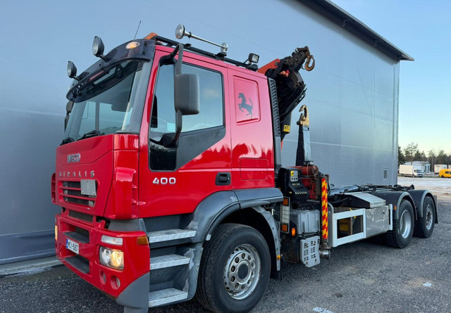 IvecoStralis 400 6x2 Palfinger - Pacēlājs ar āķi, Kravas auto ar manipulatoru: foto 1 IvecoStralis 400 6x2 Palfinger - Pacēlājs ar āķi, Kravas auto ar manipulatoru: foto 1