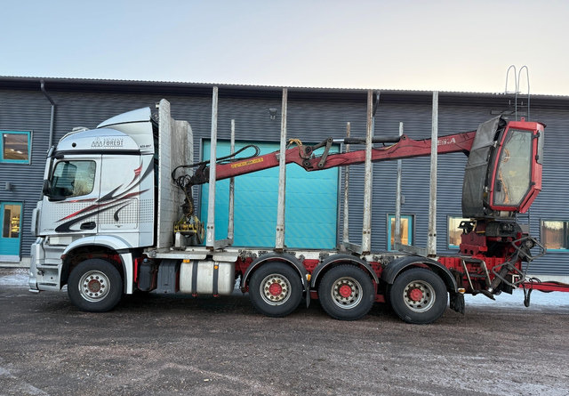 Mercedes-BenzArocs 8x4 Nosturilla! - Kokvedējs, Kravas auto ar manipulatoru: foto 2 Mercedes-BenzArocs 8x4 Nosturilla! - Kokvedējs, Kravas auto ar manipulatoru: foto 2