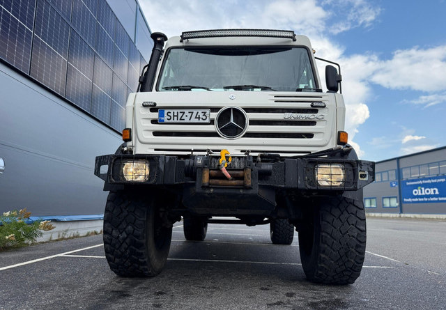 Mercedes-BenzUnimog U5000 + Hiab 099 E-4 līzingu Mercedes-BenzUnimog U5000 + Hiab 099 E-4: foto 10
