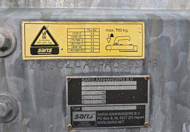 Piekabe ar tentu SarisC3500 Pressukapelli: foto 16