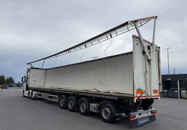 Puspiekabe pašizgāzējs Toplift17m 112m3 Sivukippi: foto 14