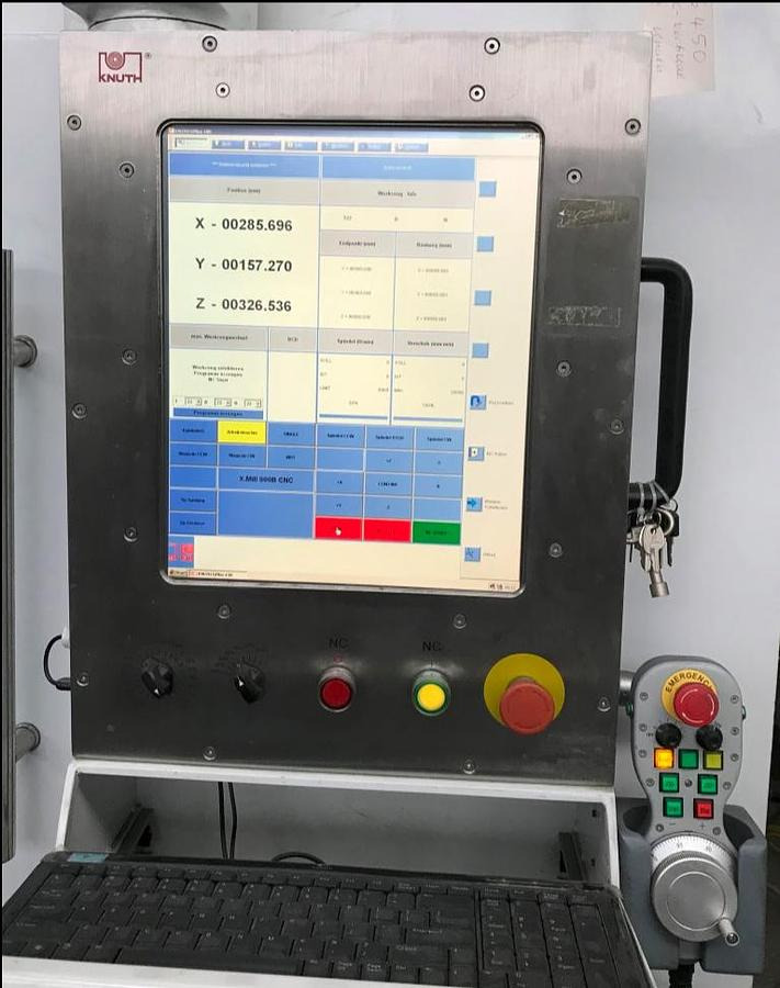 Vertikal-Bearbeitungszentrum KNUTH - CNC apstrādes centrs: foto 5 Vertikal-Bearbeitungszentrum KNUTH - CNC apstrādes centrs: foto 5