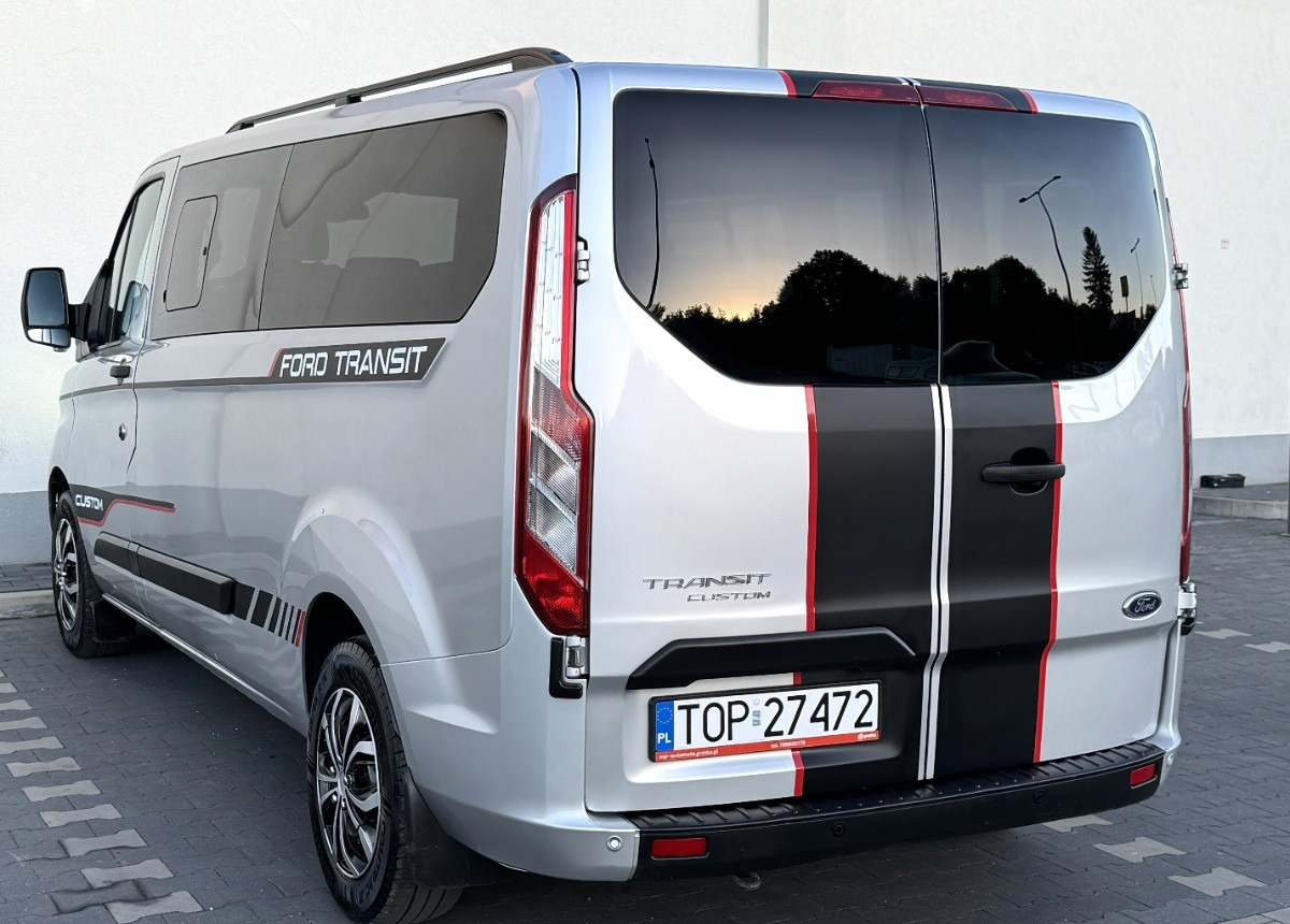 Ford Transit Custom 2.0 170KM Rok 2021 8 osobowy FV23 Salon PL Zadbany Super STAN - Kravas-pasažieru furgons: foto 4 Ford Transit Custom 2.0 170KM Rok 2021 8 osobowy FV23 Salon PL Zadbany Super STAN - Kravas-pasažieru furgons: foto 4