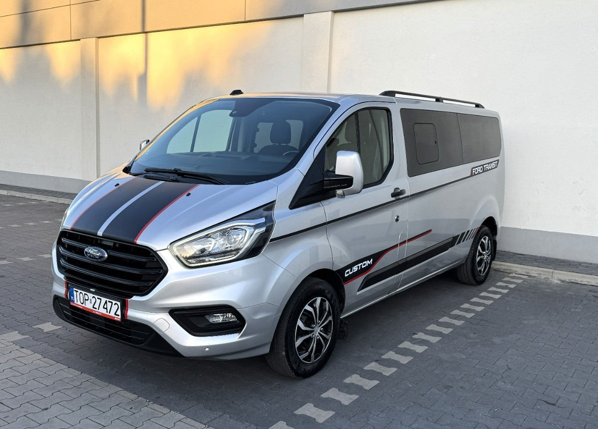 Ford Transit Custom 2.0 170KM Rok 2021 8 osobowy FV23 Salon PL Zadbany Super STAN - Kravas-pasažieru furgons: foto 1 Ford Transit Custom 2.0 170KM Rok 2021 8 osobowy FV23 Salon PL Zadbany Super STAN - Kravas-pasažieru furgons: foto 1