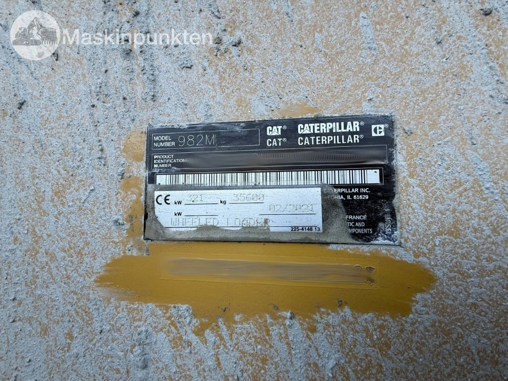 Riteņu iekrāvējs CAT 982 M: foto 43