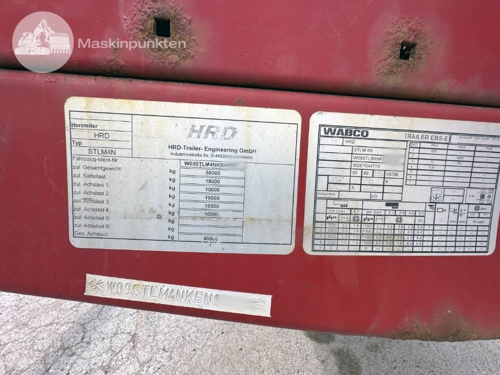Bortu puspiekabe/ Platforma HRD STLB 4N JUMBO: foto 13