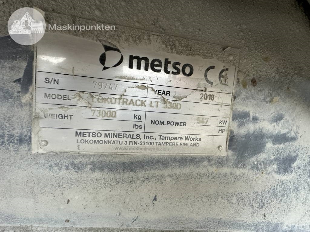 Mobilais drupinātājs Metso LT 330 D: foto 21
