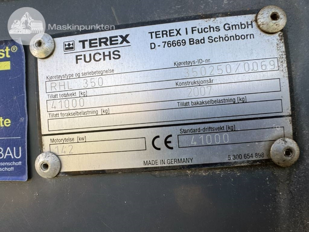 Atkritumu iekrāvējs Terex RHL 350: foto 29