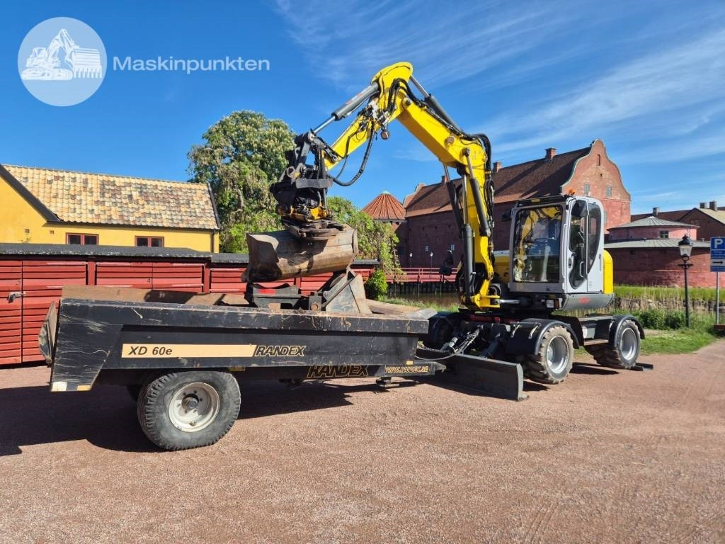 Wacker Neuson EW 100 med vagn - Riteņu ekskavators: foto 2 Wacker Neuson EW 100 med vagn - Riteņu ekskavators: foto 2