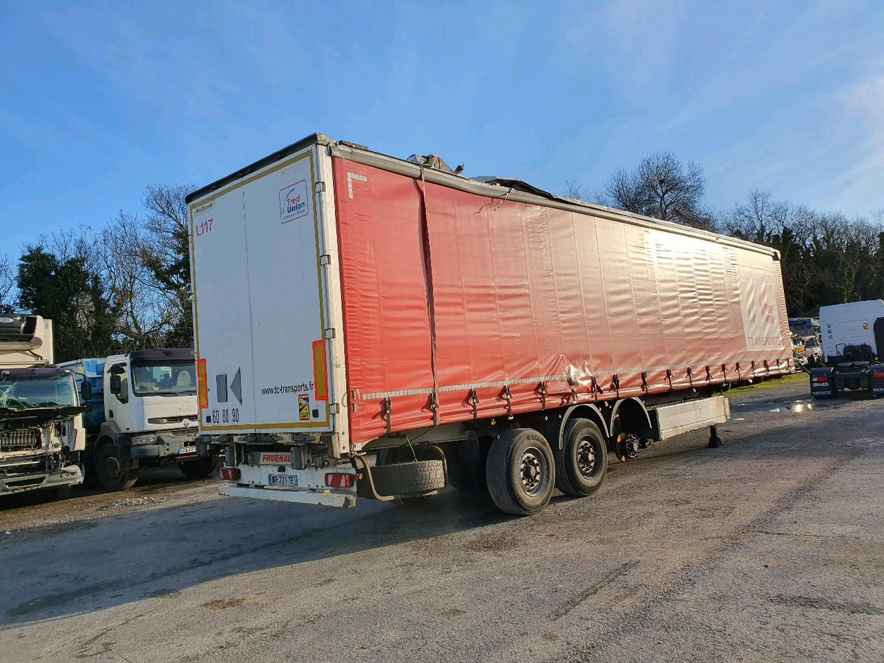 FRUEHAUF SEMI SAVOYARDE FST4FC - Tenta puspiekabe: foto 4 FRUEHAUF SEMI SAVOYARDE FST4FC - Tenta puspiekabe: foto 4