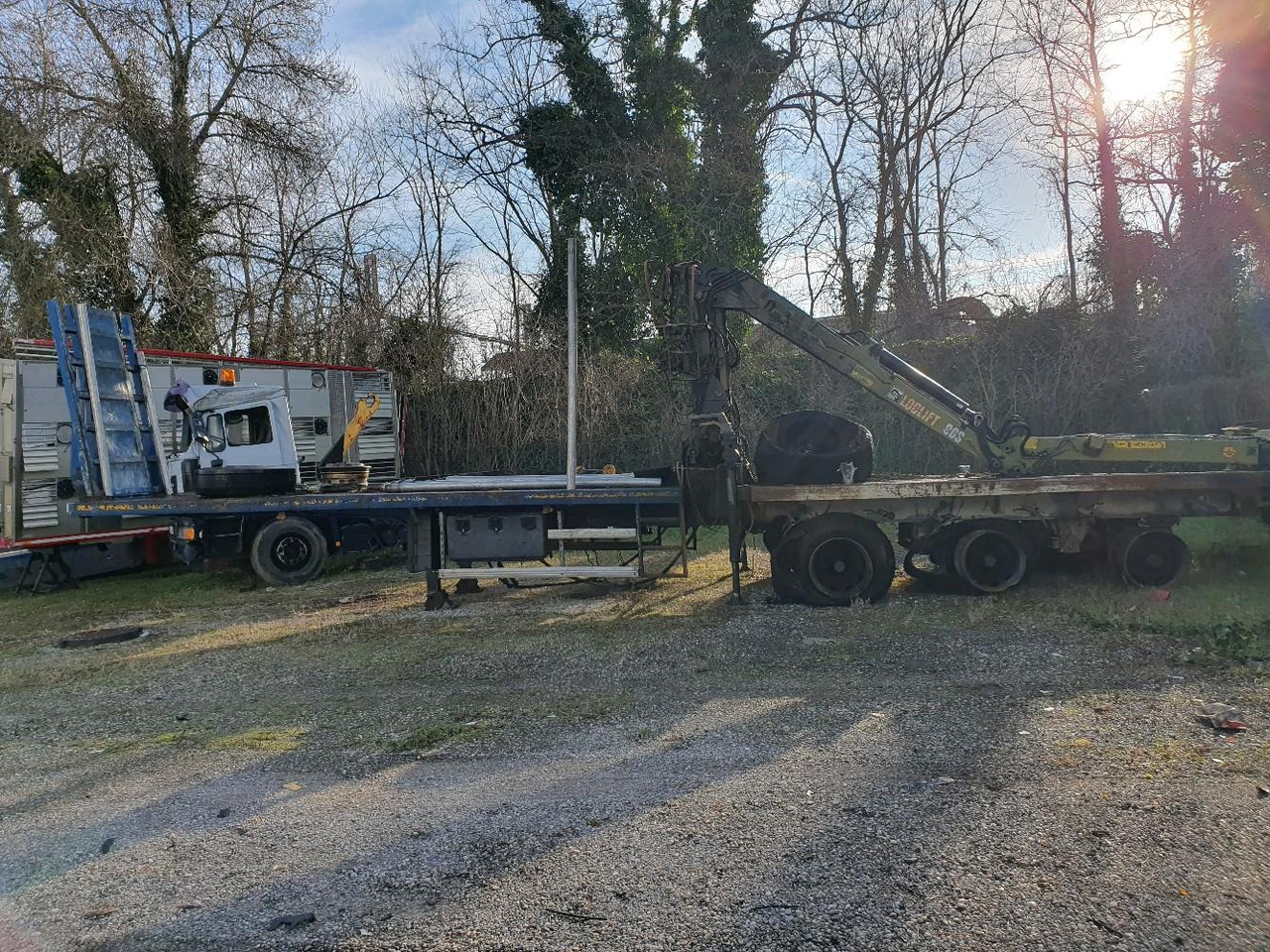 Puspiekabe LECITRAILE SEMI GRUE FORESTIERE: foto 8