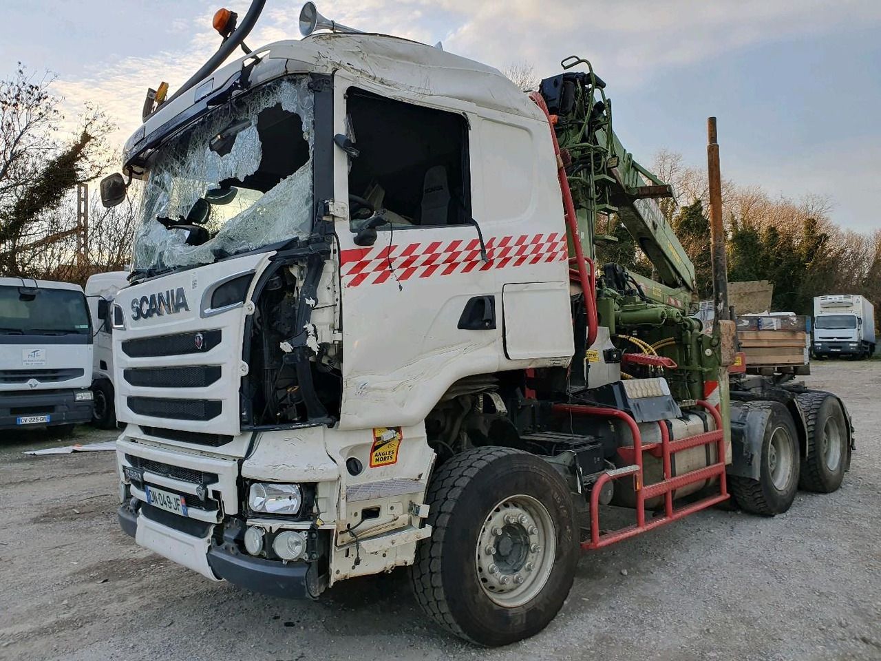 Vilcējs SCANIA R 580 FOREST GRUE: foto 9