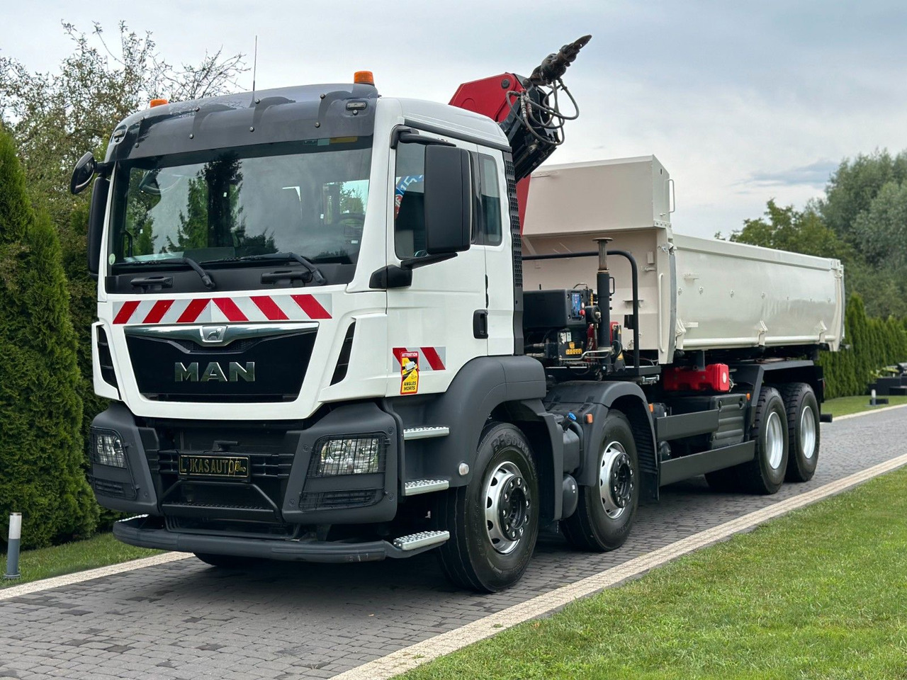 MAN TGS 440 / 8x4 /CRANE HMF 1530/ TIPPER - Kravas auto ar manipulatoru: foto 2 MAN TGS 440 / 8x4 /CRANE HMF 1530/ TIPPER - Kravas auto ar manipulatoru: foto 2