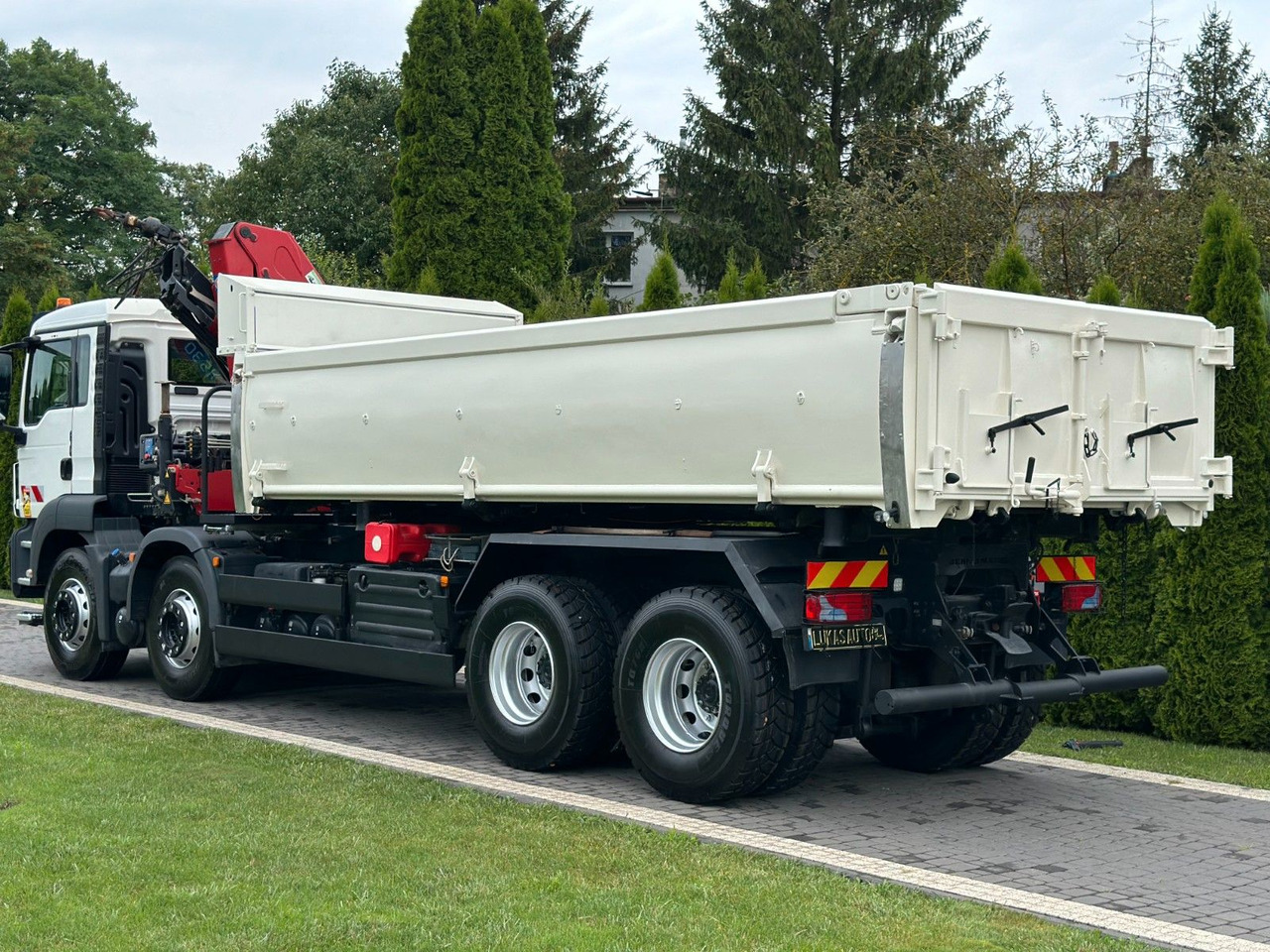 MAN TGS 440 / 8x4 /CRANE HMF 1530/ TIPPER - Kravas automašīna pašizgāzējs, Kravas auto ar manipulatoru: foto 4 MAN TGS 440 / 8x4 /CRANE HMF 1530/ TIPPER - Kravas automašīna pašizgāzējs, Kravas auto ar manipulatoru: foto 4