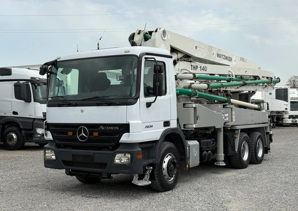 Mercedes-Benz ACTROS 2636 6X4 36 M WAITZINGER - Betona sūknis: foto 1 Mercedes-Benz ACTROS 2636 6X4 36 M WAITZINGER - Betona sūknis: foto 1