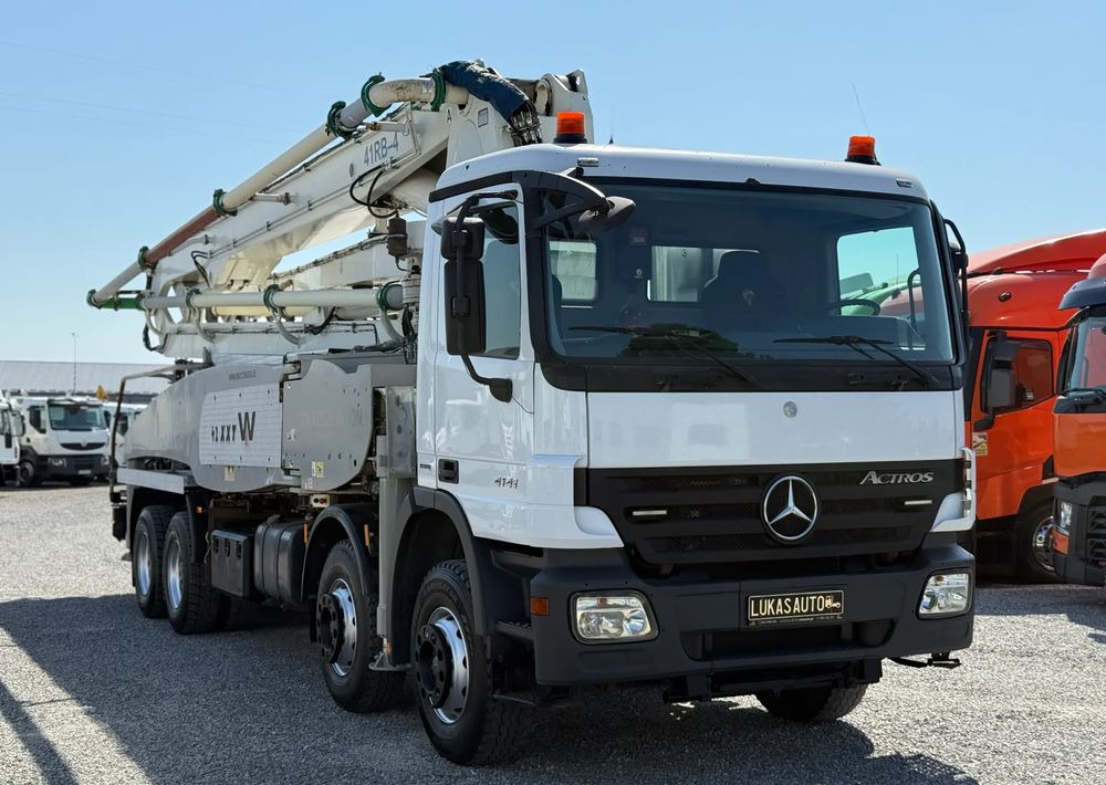 Mercedes-Benz ACTROS 4141 8X4 42 M GOTOWA DO PRACY - Betona sūknis: foto 3 Mercedes-Benz ACTROS 4141 8X4 42 M GOTOWA DO PRACY - Betona sūknis: foto 3