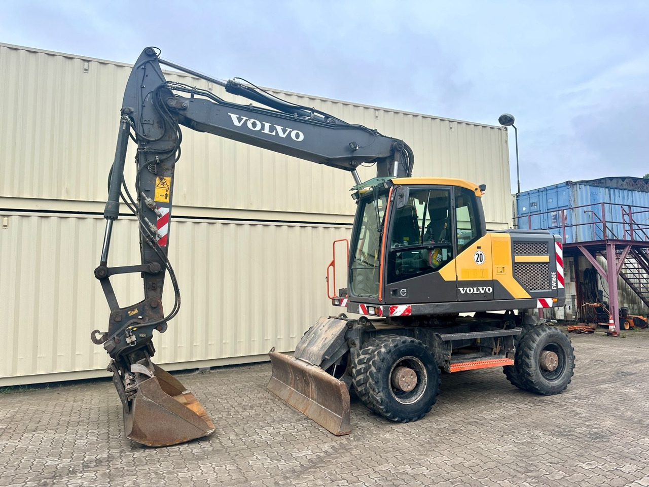 Volvo EW160E / 2016 BJ / Deutsche Maschine - Riteņu ekskavators: foto 2 Volvo EW160E / 2016 BJ / Deutsche Maschine - Riteņu ekskavators: foto 2