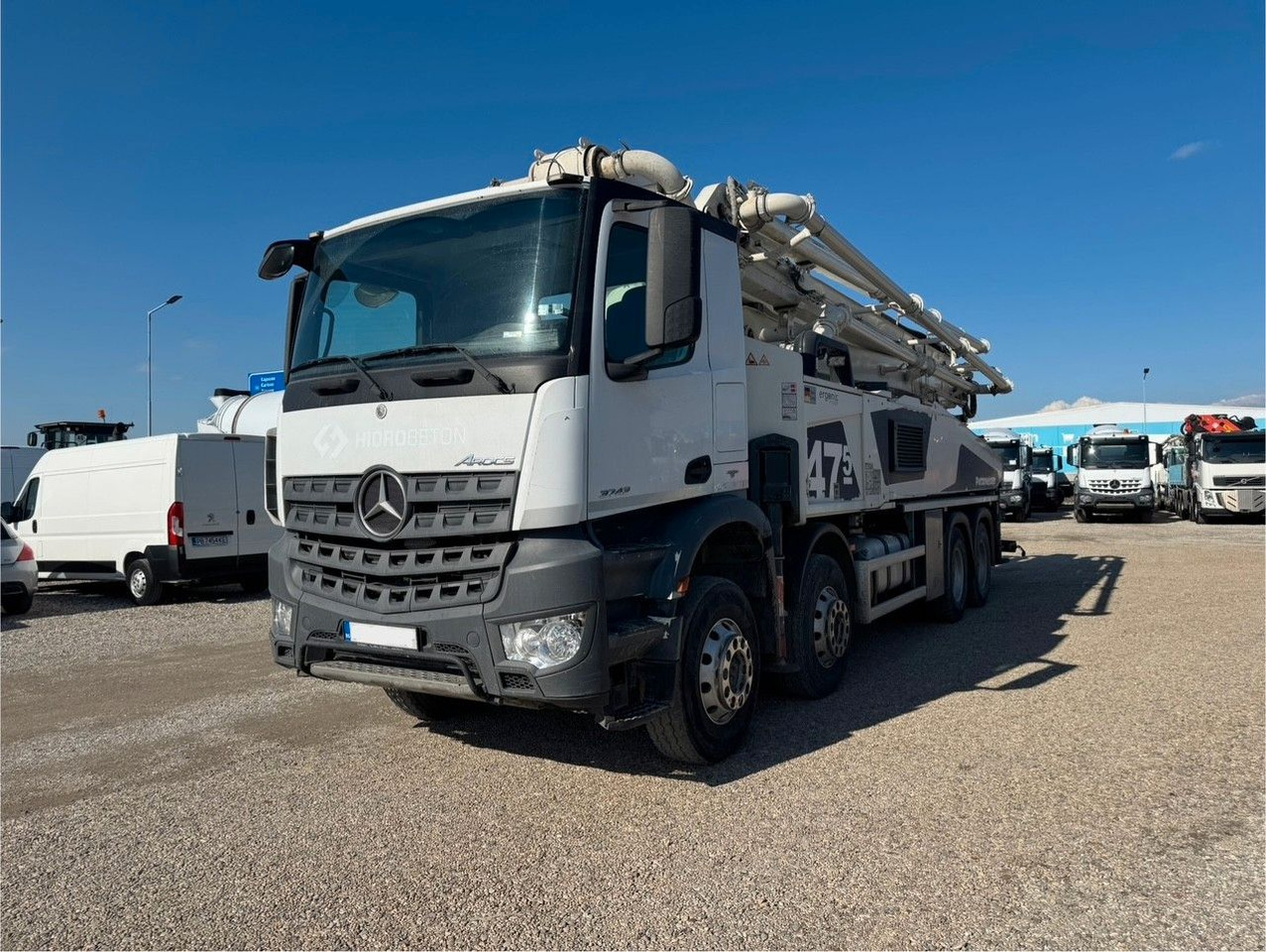 Mercedes-Benz AROCS 3743 PUTZMEISTER M47-5 - Betona sūknis: foto 3 Mercedes-Benz AROCS 3743 PUTZMEISTER M47-5 - Betona sūknis: foto 3