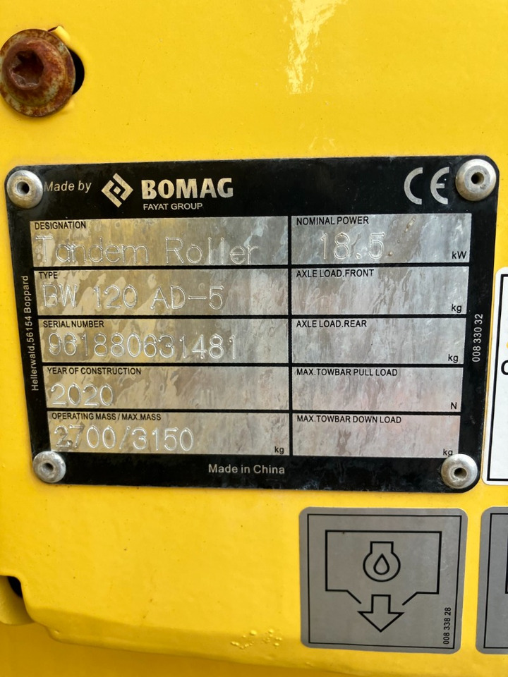 BOMAG CN BW 120 AD-5 Stage V/Tier 4f - Veltnis: foto 3 BOMAG CN BW 120 AD-5 Stage V/Tier 4f - Veltnis: foto 3
