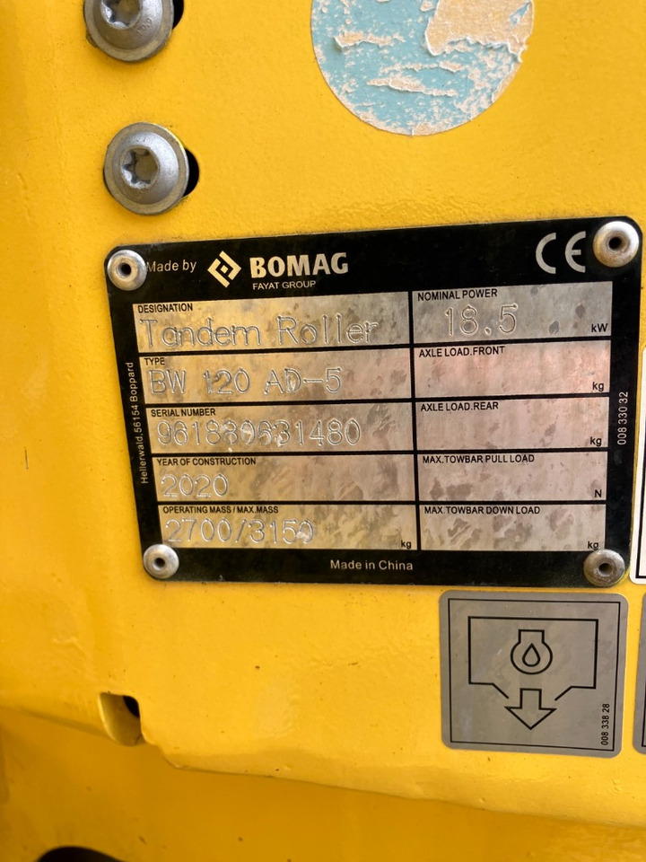 BOMAG CN BW 120 AD-5 Stage V/Tier 4f - Veltnis: foto 3 BOMAG CN BW 120 AD-5 Stage V/Tier 4f - Veltnis: foto 3