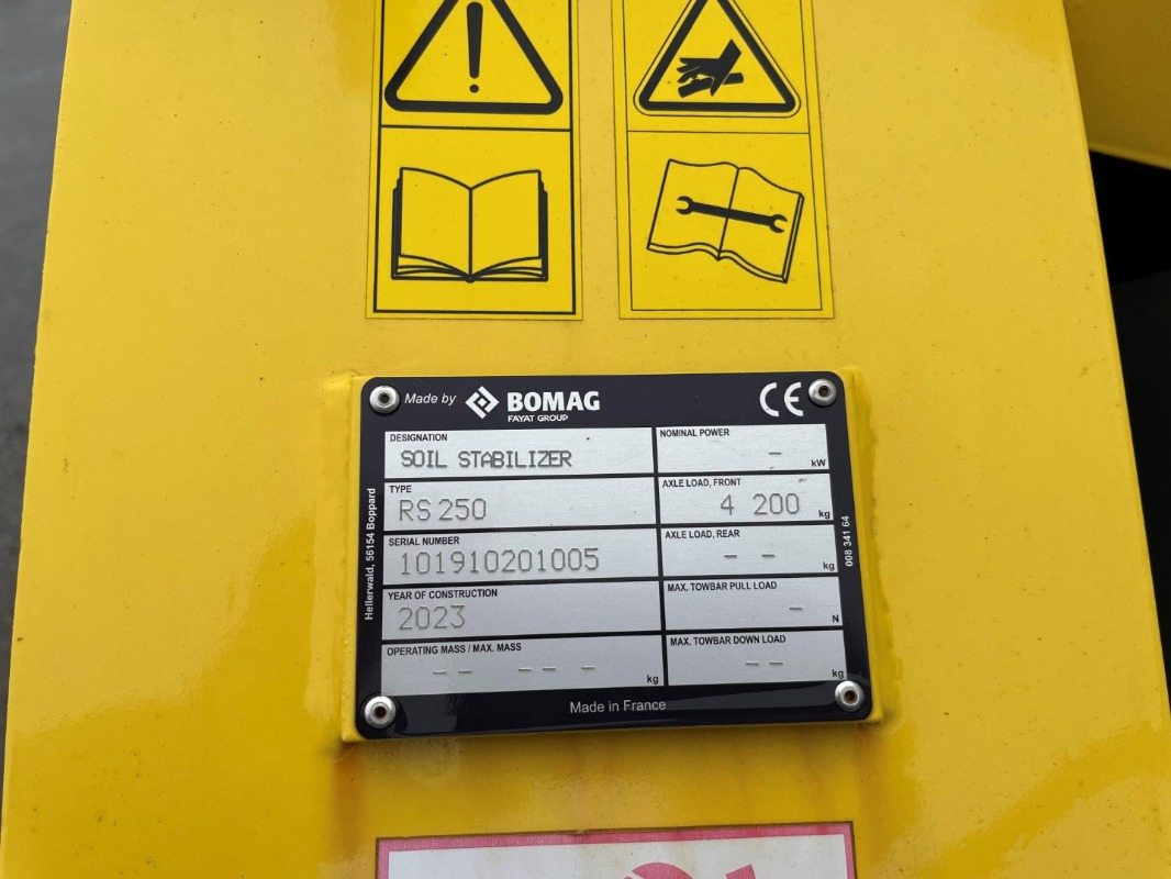 BOMAG DE RS 250 - Grunts stabilizētājs: foto 5 BOMAG DE RS 250 - Grunts stabilizētājs: foto 5
