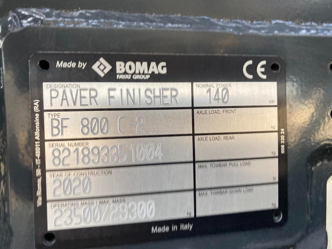 BOMAG IT BF 800 C-2 S600 HMI 1.0 Stage V/Tier 4f - Asfalta klājējs: foto 4 BOMAG IT BF 800 C-2 S600 HMI 1.0 Stage V/Tier 4f - Asfalta klājējs: foto 4