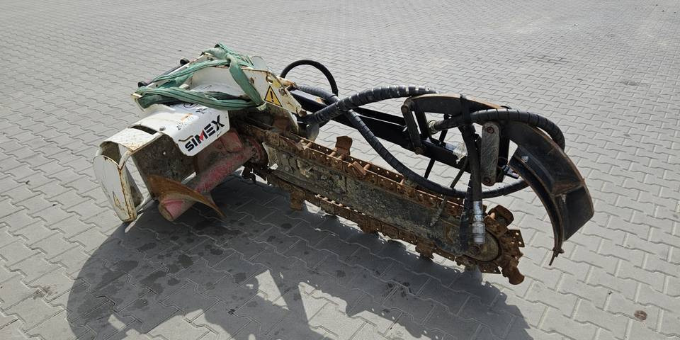 Koparka łańcuchowa Simex CHD120B do koparki kołowej/gąsienicowej - Papildaprīkojums - Celtniecības tehnika: foto 4 Koparka łańcuchowa Simex CHD120B do koparki kołowej/gąsienicowej - Papildaprīkojums - Celtniecības tehnika: foto 4