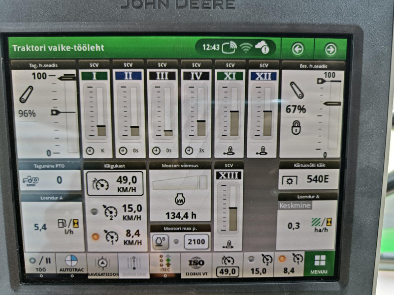 Traktors John Deere 6R 155 Autopower: foto 14