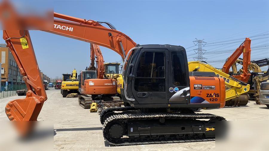 HITACHI ZX120 - Kāpurķēžu ekskavators: foto 1 HITACHI ZX120 - Kāpurķēžu ekskavators: foto 1