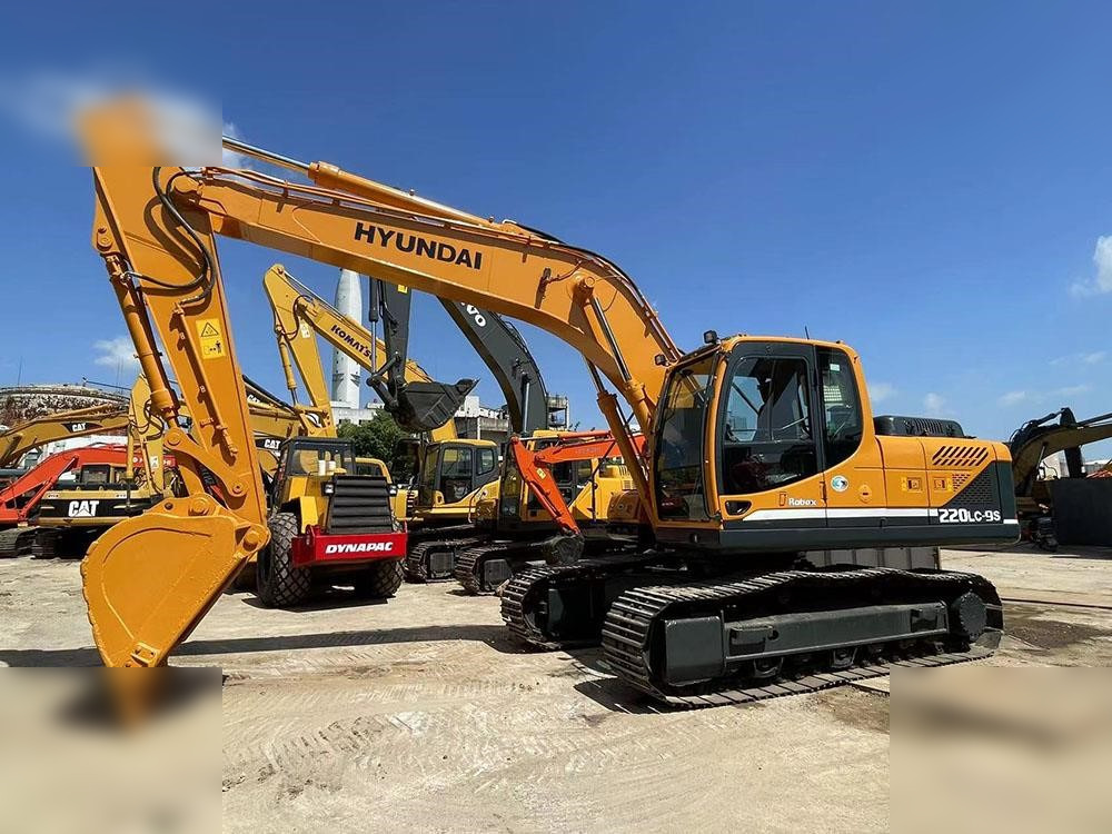 HYUNDAI ROBEX 220 LC-9S - Kāpurķēžu ekskavators: foto 1 HYUNDAI ROBEX 220 LC-9S - Kāpurķēžu ekskavators: foto 1