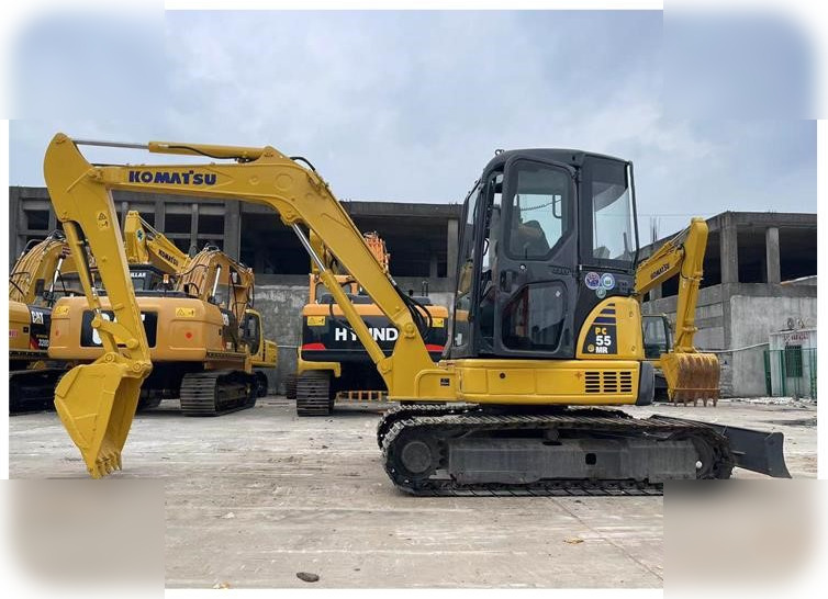 KOMATSU PC55MR-2 - Mini-ekskavators: foto 1 KOMATSU PC55MR-2 - Mini-ekskavators: foto 1