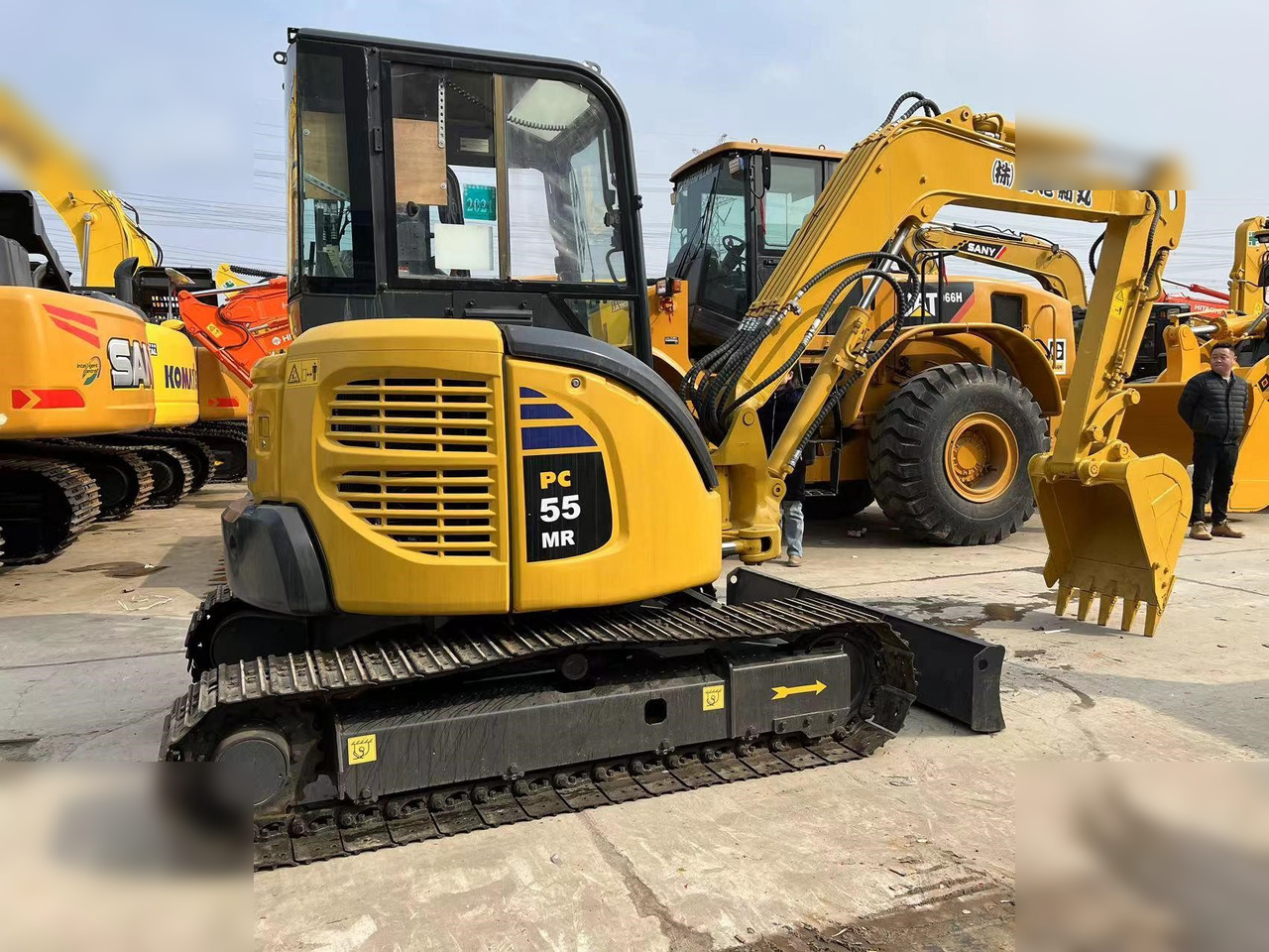 KOMATSU PC55MR-2 - Mini-ekskavators: foto 1 KOMATSU PC55MR-2 - Mini-ekskavators: foto 1