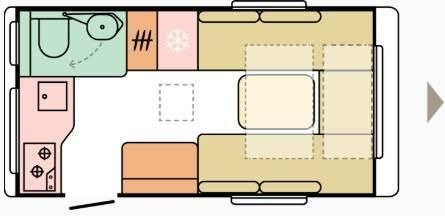 Adria Action 391 LH Sports*Fußboden-Temp*Schwenk-Tisch - Dzīvojamais treileris: foto 4 Adria Action 391 LH Sports*Fußboden-Temp*Schwenk-Tisch - Dzīvojamais treileris: foto 4