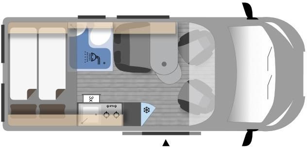 Clever Tour 540*BLACK EDITION*FINAL SALE RABATT*SOFORT* - Auto kemperis: foto 3 Clever Tour 540*BLACK EDITION*FINAL SALE RABATT*SOFORT* - Auto kemperis: foto 3