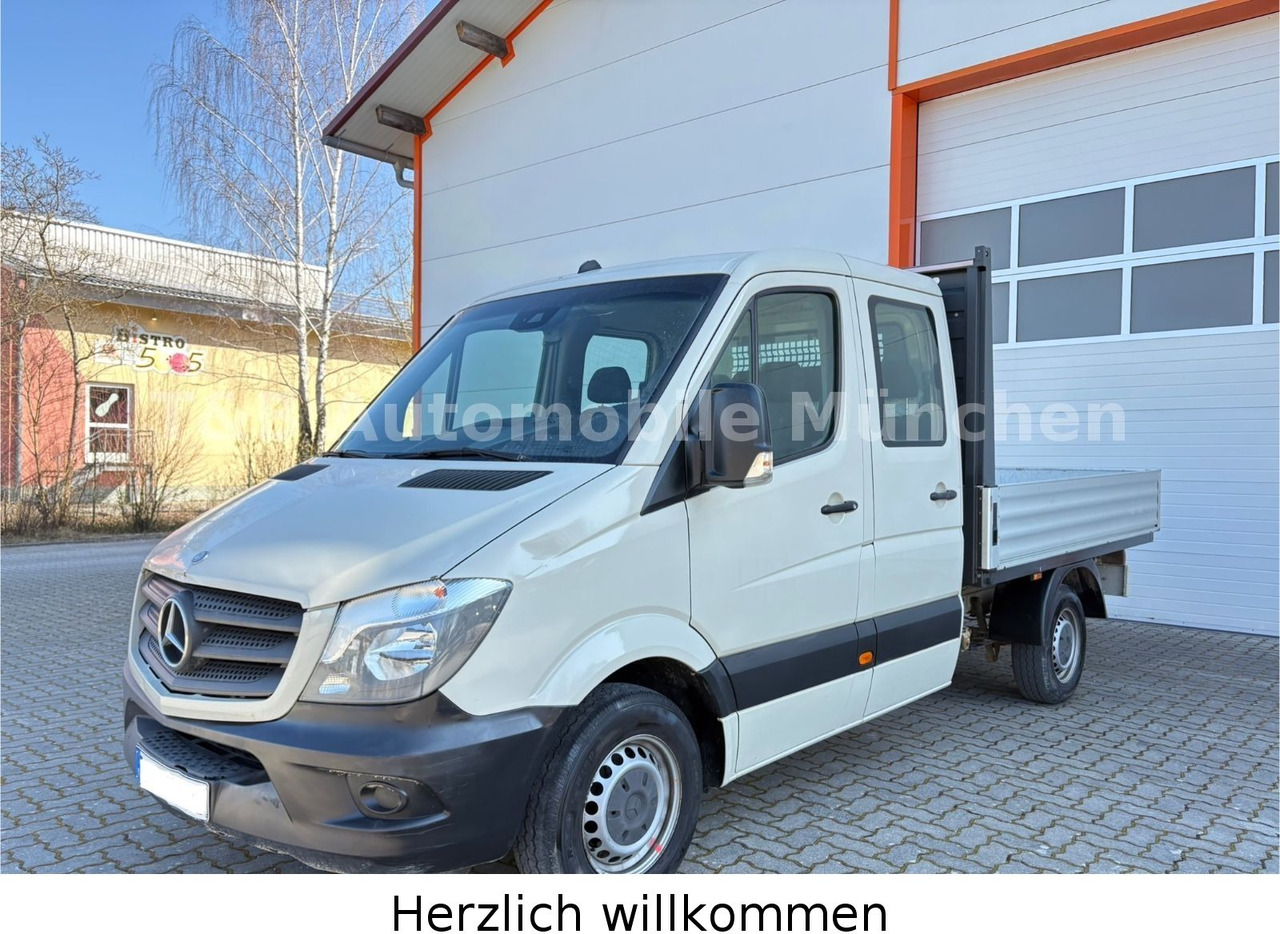 Mercedes-Benz Sprinter II 313 CDI*Pritsche*DoKa *AHK*1.Hand* - Automašīna ar kravas platformu, Kravas-pasažieru furgons: foto 2 Mercedes-Benz Sprinter II 313 CDI*Pritsche*DoKa *AHK*1.Hand* - Automašīna ar kravas platformu, Kravas-pasažieru furgons: foto 2