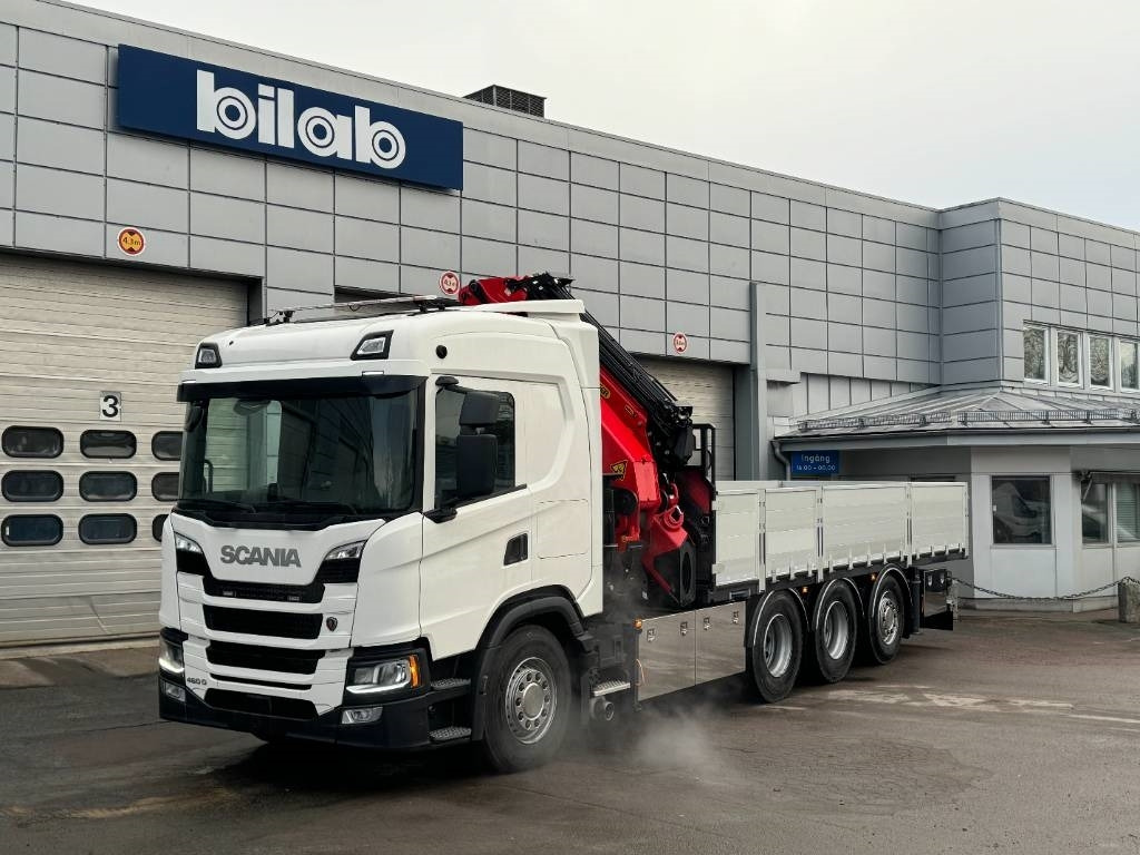 Scania G 460 8x4*4 Palfinger PK 53002-SH + Jibb PJ - Kravas auto ar manipulatoru: foto 1 Scania G 460 8x4*4 Palfinger PK 53002-SH + Jibb PJ - Kravas auto ar manipulatoru: foto 1
