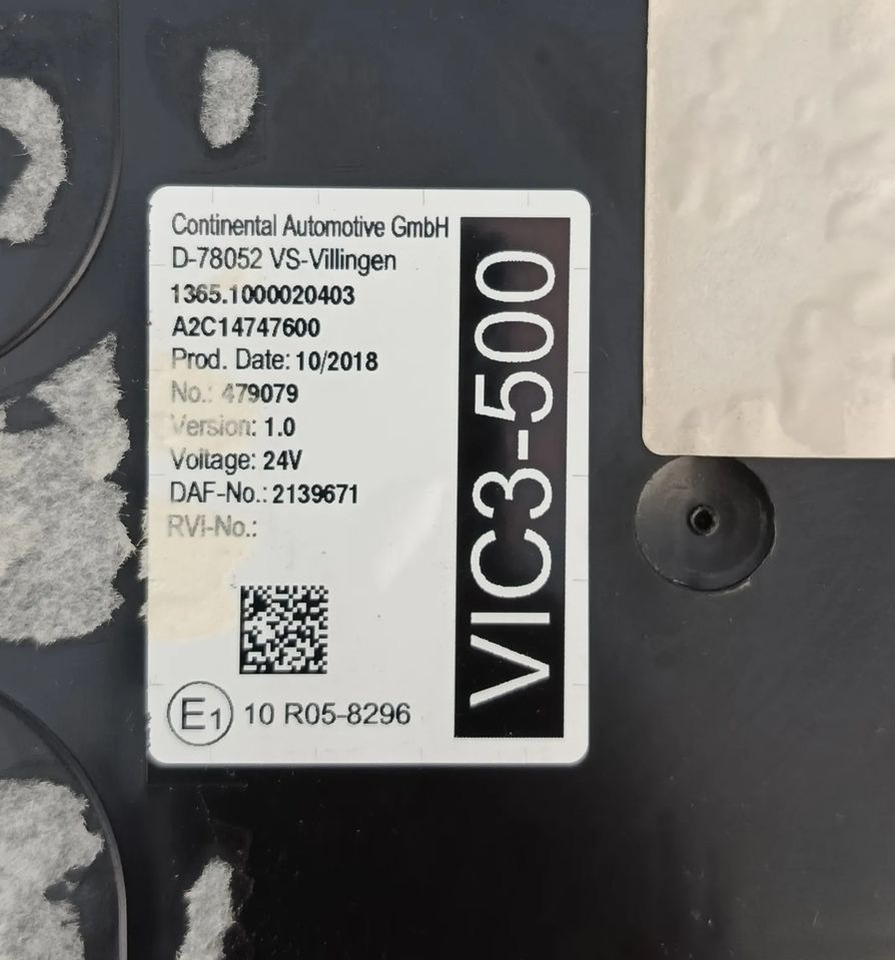 DAF XF 106 EURO 6 MX13 KOMPUTER STEROWNIK MODUŁ VIC3-500 2137691 - Elektroniskais vadības bloks (ECU) - Kravas automašīna: foto 2 DAF XF 106 EURO 6 MX13 KOMPUTER STEROWNIK MODUŁ VIC3-500 2137691 - Elektroniskais vadības bloks (ECU) - Kravas automašīna: foto 2