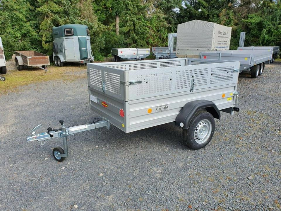 Böckmann PKW-Anhänger , 750kg Gitteraufbau Stützrad - Auto piekabe: foto 2 Böckmann PKW-Anhänger , 750kg Gitteraufbau Stützrad - Auto piekabe: foto 2