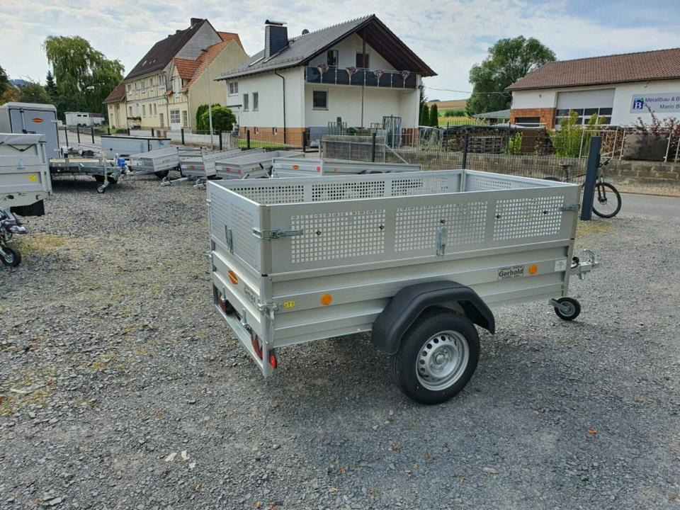 Böckmann PKW-Anhänger , 750kg Gitteraufbau Stützrad - Auto piekabe: foto 4 Böckmann PKW-Anhänger , 750kg Gitteraufbau Stützrad - Auto piekabe: foto 4