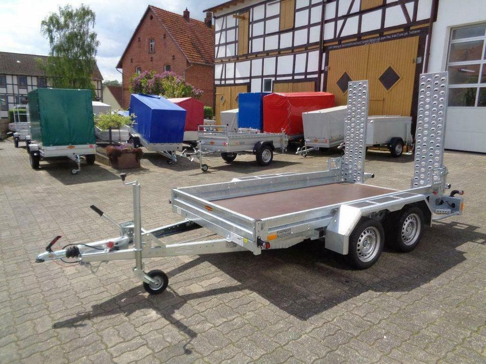 Celtniecības tehnikas piekabe Böckmann, PKW-Anhänger, Baumaschinentransporter, 2,7 to. 100 km/h: foto 16