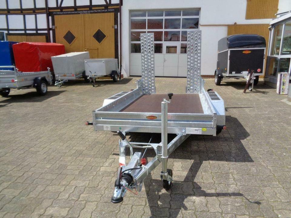 Celtniecības tehnikas piekabe Böckmann, PKW-Anhänger, Baumaschinentransporter, 2,7 to. 100 km/h: foto 13