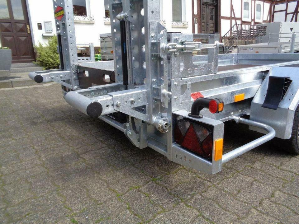 Celtniecības tehnikas piekabe Böckmann, PKW-Anhänger, Baumaschinentransporter, 2,7 to. 100 km/h: foto 6