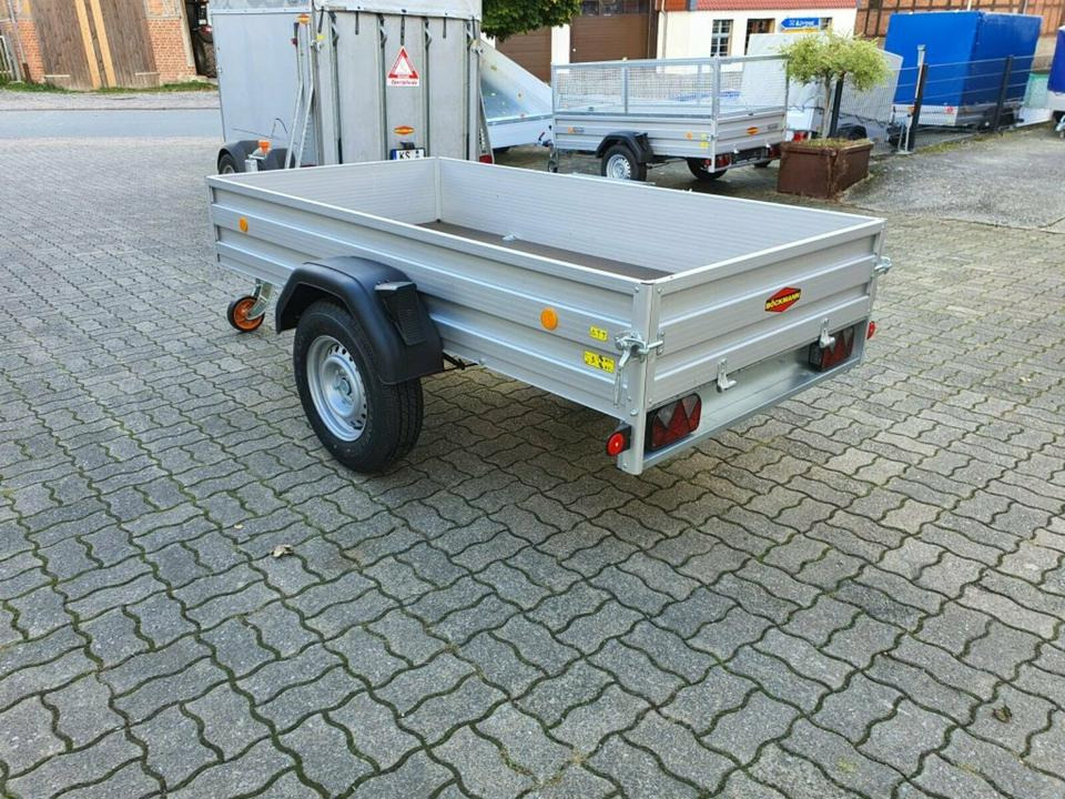 Böckmann PKW Anhänger mit Gitteraufsatz 100 km/h 1.35to - Auto piekabe: foto 4 Böckmann PKW Anhänger mit Gitteraufsatz 100 km/h 1.35to - Auto piekabe: foto 4