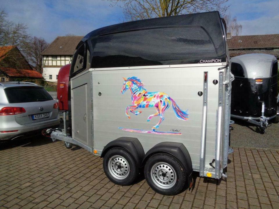 Zirgu piekabe Böckmann Pferdeanhänger, Champion R, ALUBODEN, SaKa, 100 km/h: foto 10
