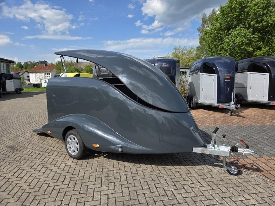 PKW Anhänger Motorrad Geschlossen Kofferanhänger 1000kg 100km/h - Motocikla piekabe: foto 4 PKW Anhänger Motorrad Geschlossen Kofferanhänger 1000kg 100km/h - Motocikla piekabe: foto 4
