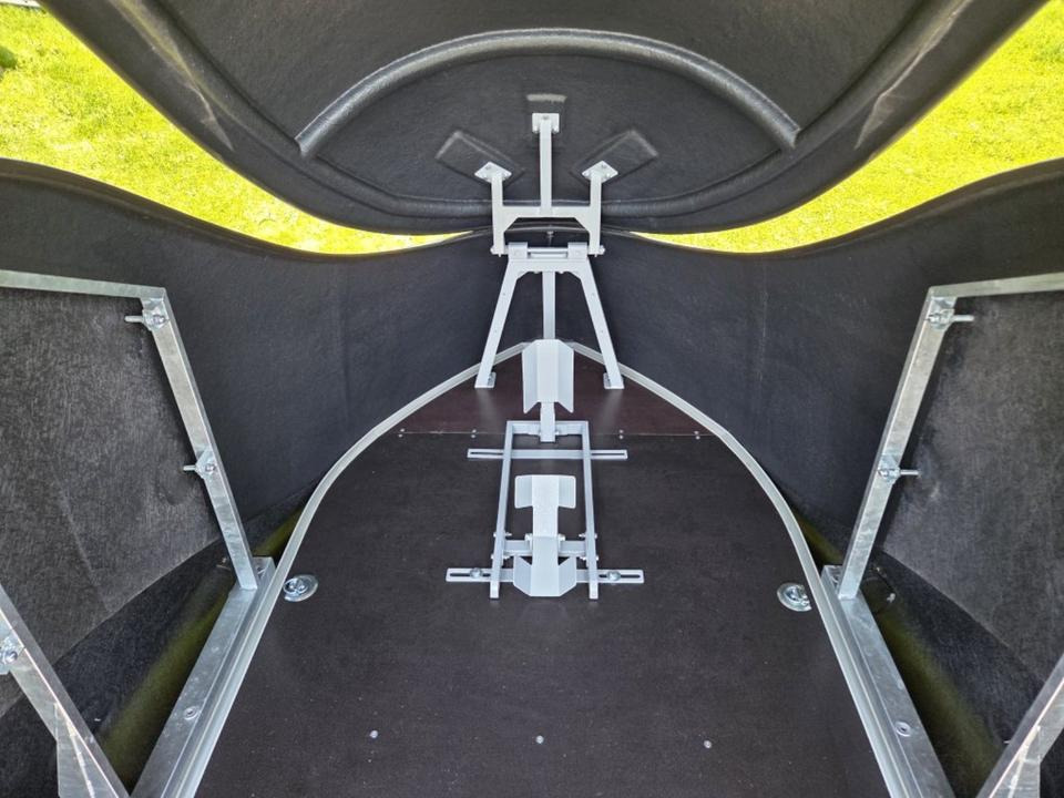 Motocikla piekabe PKW Anhänger Motorrad Geschlossen Kofferanhänger 1000kg 100km/h: foto 16