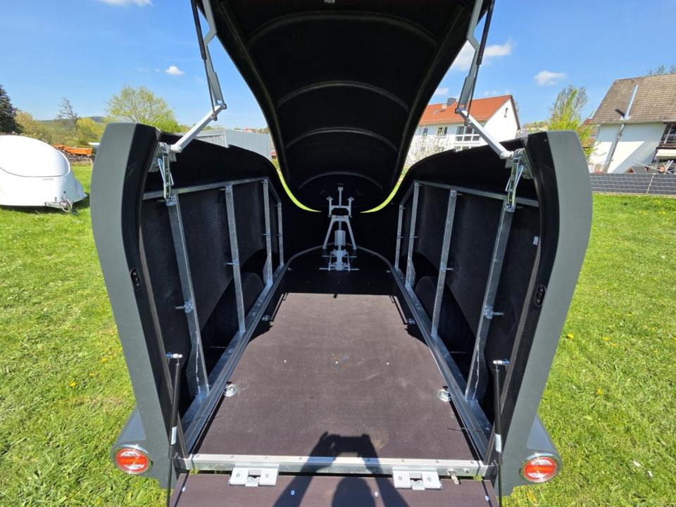 Motocikla piekabe PKW Anhänger Motorrad Geschlossen Kofferanhänger 1000kg 100km/h: foto 15
