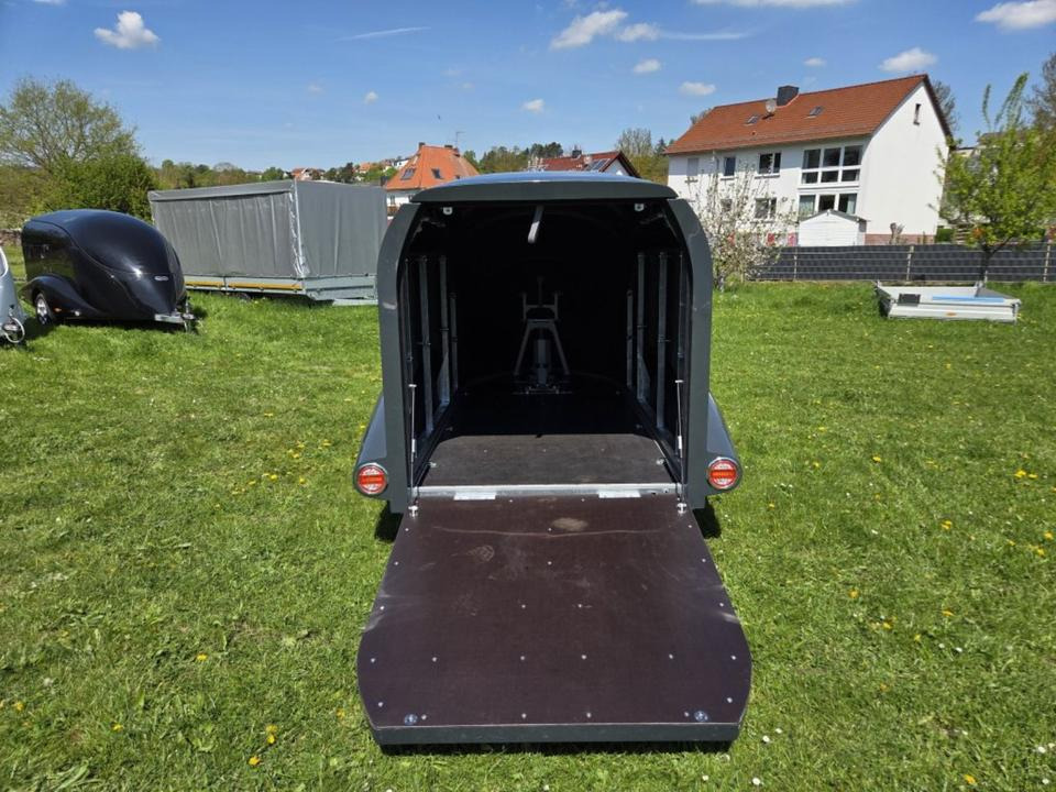 Motocikla piekabe PKW Anhänger Motorrad Geschlossen Kofferanhänger 1000kg 100km/h: foto 19