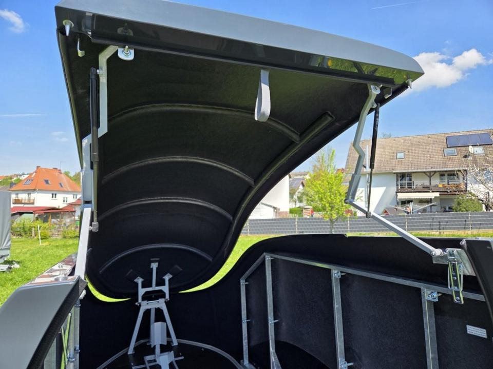 Motocikla piekabe PKW Anhänger Motorrad Geschlossen Kofferanhänger 1000kg 100km/h: foto 18