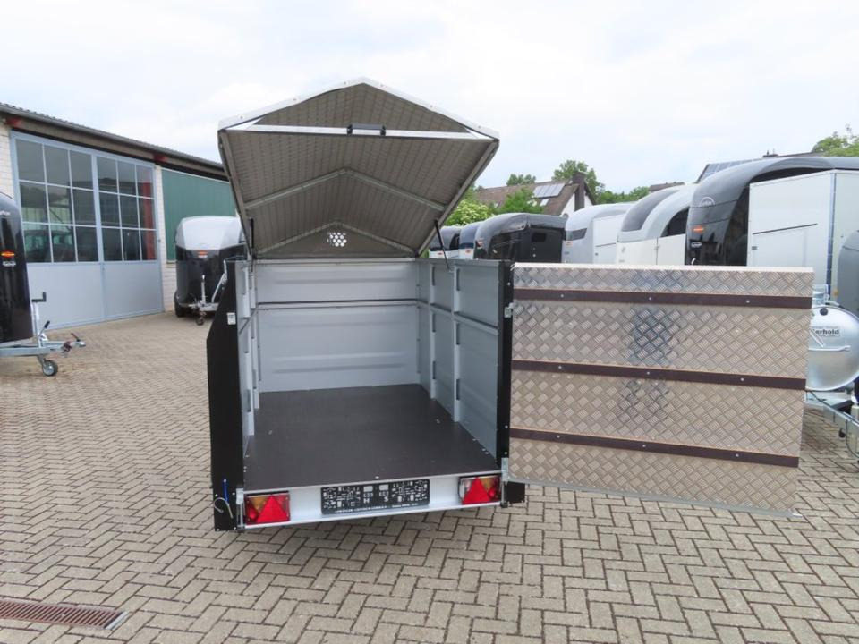 TPV Kleinviehanhänger 750kg Flügeltür Viehanhänger Ziegen Schafe - Piekabe dzīvnieku pārvadāšanai: foto 1 TPV Kleinviehanhänger 750kg Flügeltür Viehanhänger Ziegen Schafe - Piekabe dzīvnieku pārvadāšanai: foto 1